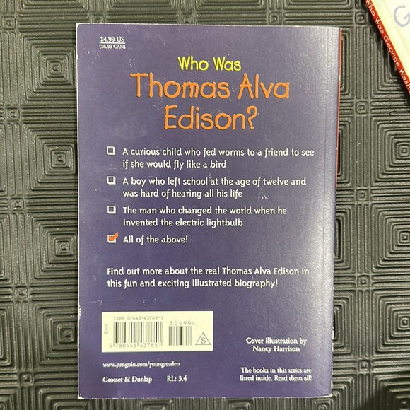 Set of 2 "Who Was..." books - Picture 2 of 3